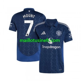 Maillot de Foot Manchester United Mason Mount 7 Extérieur 2024-25